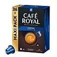 Café Royal Lungo Maxi Pack package and capsule for Nespresso
