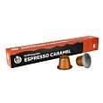 Kaffekapslen Espresso Caramel Premium package and capsule for Nespresso
