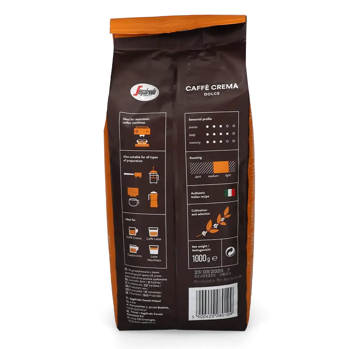Segafredo\u0020Caff\u00E8\u0020Crema\u0020Dolce\u0020