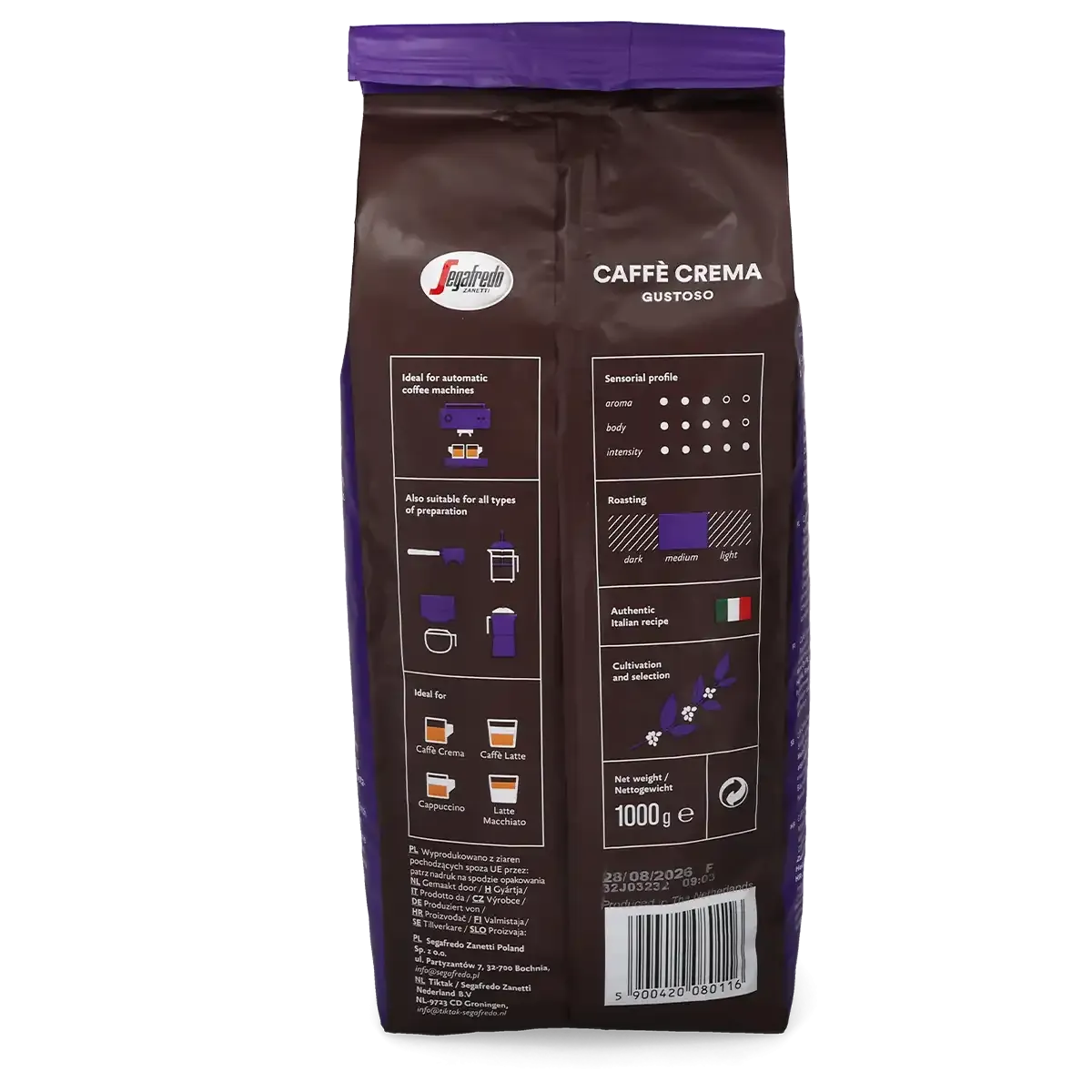 Segafredo\u0020Caff\u00E8\u0020Crema\u0020Gustoso