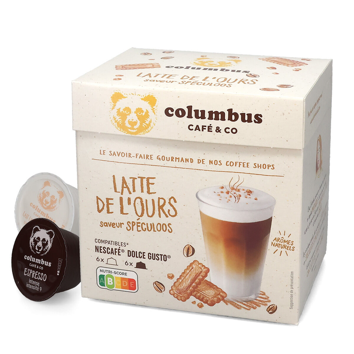 Latte\u0020o\u0020smaku\u0020ciastek\u0020Speculoos\u0020\u002D\u0020Columbus